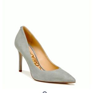 Sam Edelman Hazel Seafoam Suede Heels